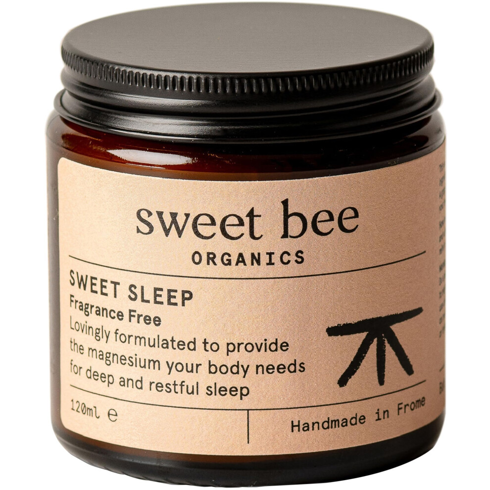 Sweet Bee Organics Cream Sweet Bee Magnesium Butter - Soothing Magnesium For Sleep & Relaxation With Shea Butter - Moisturizing Magnesium Balm For Muscle Recovery - Nourishing
