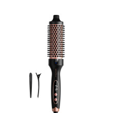 Wavytalk Thermal Brush, Blowout Boost Ionic Heated Hot Round Brush, To Make Hair Smoother & Shinier, Easy to Use & Less Damage, 38mm Barrel, 5