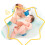 Badabulle Ergonomic Newborn Baby Bath Support 2
