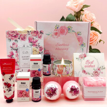 Birthday Pamper Gifts for Women, Unique Skin Care Pamper Hampers Set Gifts For Her Wife Friend Sister, Female Relaxation Spa Ladies Bath Set Get Well