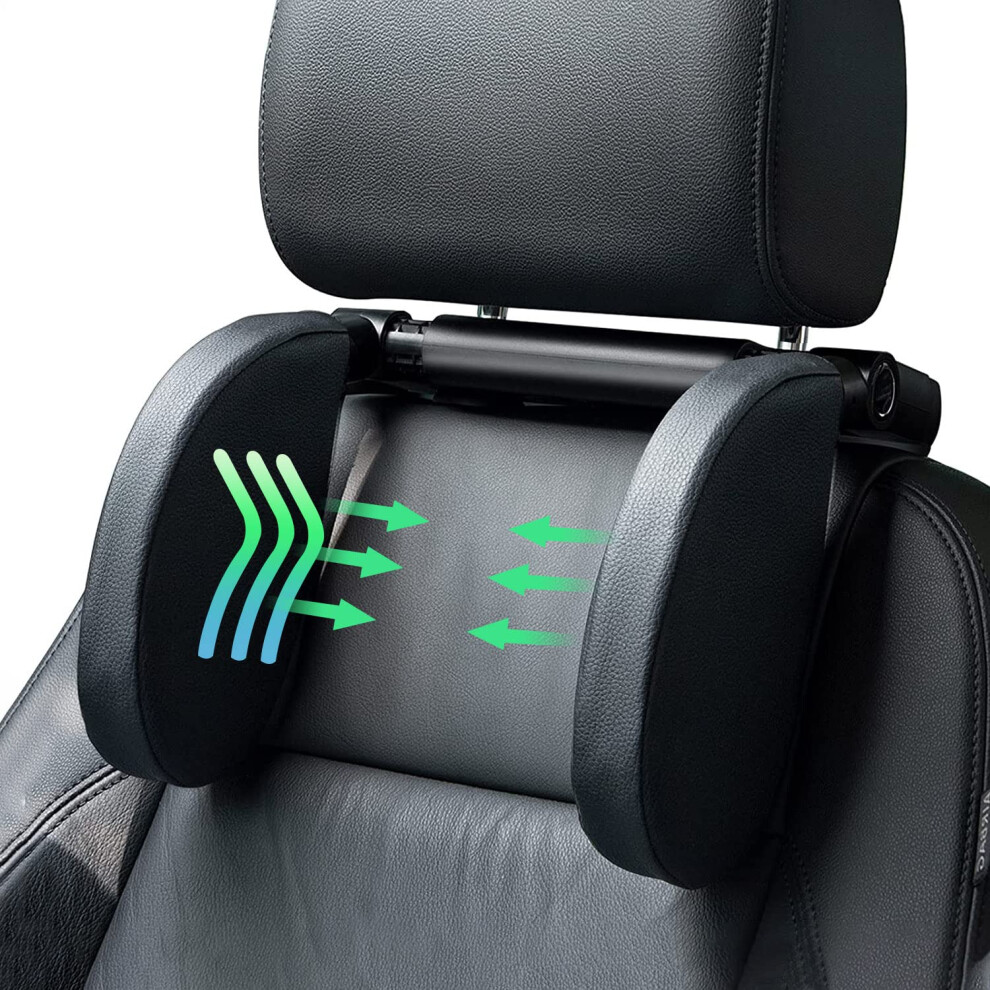 Car Headrest Pillow, Car Seat Pillow, Adjustable Car Seat Head Neck Support, Detachable Head Neck Support Adjustable Travel Sleeping Cushion For Kids 8000000513960