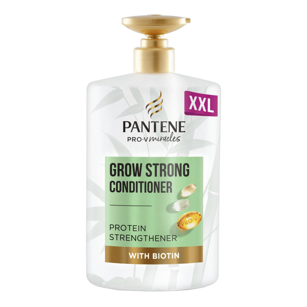 Pantene Biotin & Bamboo Conditioner |For Dry Damaged Hair |Helps Reduce Hair Loss, 1L Large