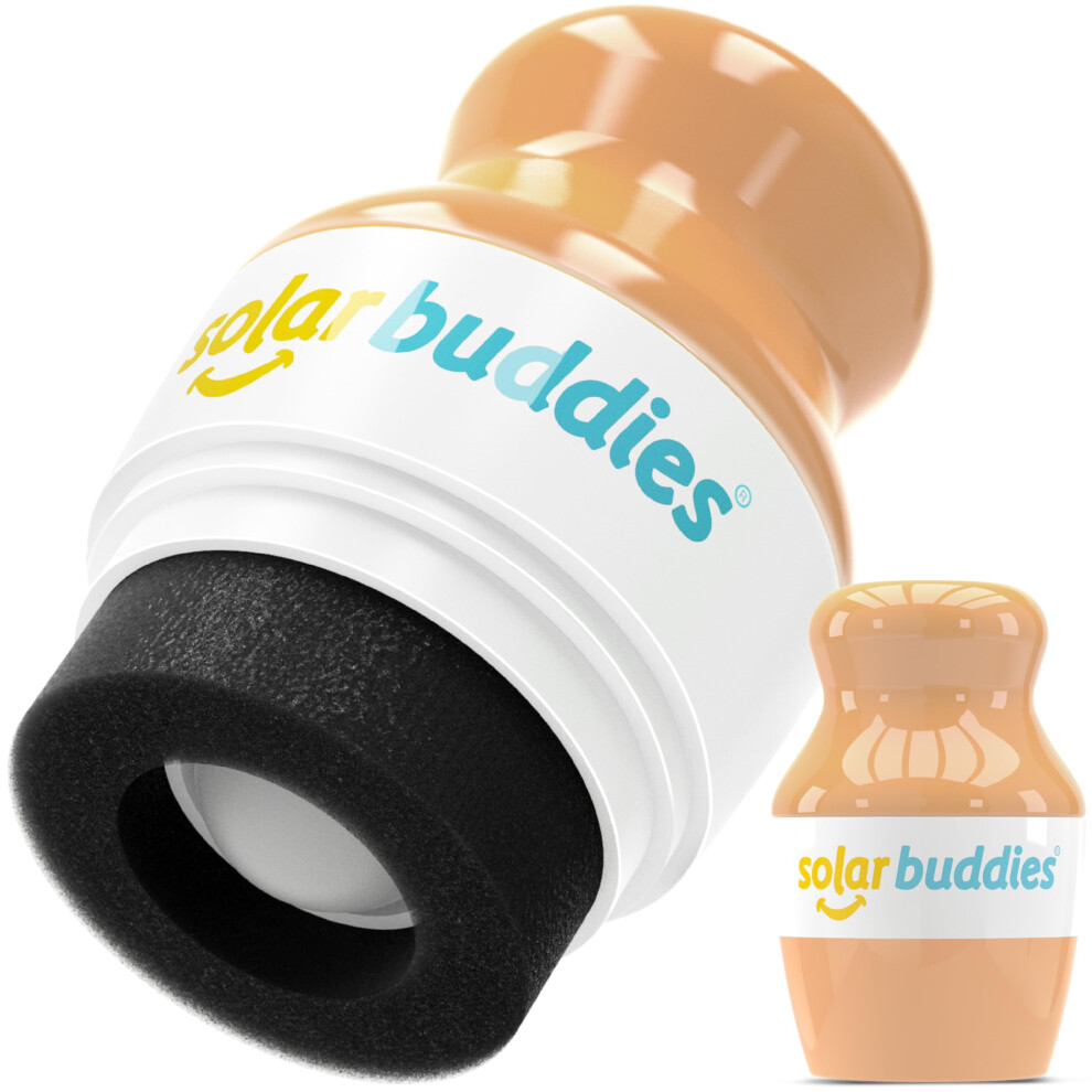 Solar Buddies Sunscreen Applicator - Nude - Refillable Roll On Sponge Sunscreen, Suncream & Lotion Applicator For Kids, Adults & Families - Holds