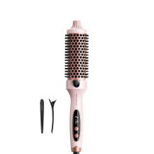 Wavytalk Thermal Brush, Blowout Boost Ionic Heated Hot Round Brush, To Make Hair Smoother & Shinier, Easy to Use & Less Damage, 38mm Barrel, 5