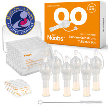 Award-Winning Colostrum Collection Kit by Love Noobs, Reusable Colostrum Harvesting Kit, BPA Free, Breast Milk Collector, Breastfeeding Essentials, 6