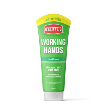 O?Keeffe?s Working Hands Value Tube, 190ml ? Hand Cream for Extremely Dry, Cracked Hands | Non-Greasy, Unscented & Instantly Boosts Moisture Levels