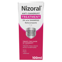 Nizoral Anti-Dandruff Treatment Shampoo, Treats and Prevents Dandruff, Clinically Proven to Control Itchy & Flaky Scalps, Contains Ketoconazole, 1 x