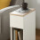 SoBuy White Bedside Table with Drawer, 20cm Narrow 10