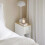 SoBuy White Bedside Table with Drawer, 20cm Narrow 4