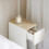 SoBuy White Bedside Table with Drawer, 20cm Narrow 5