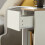 SoBuy White Bedside Table with Drawer, 20cm Narrow 6