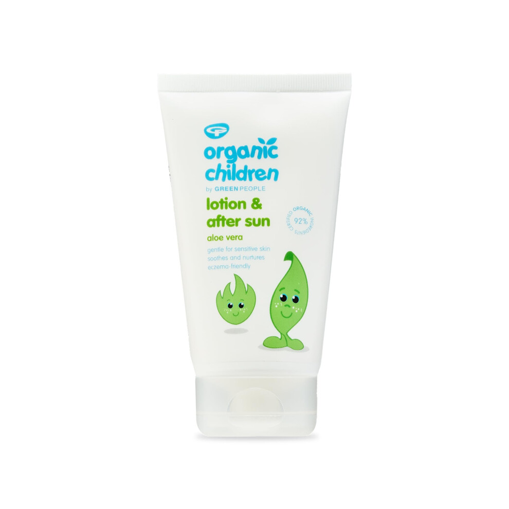 Greenpeople Green People Organic Children Aloe Vera Lotion & After Sun 150Ml | Natural, Organic After Sun Lotion For Kids| Hydrating Children?S Body Moisturiser|