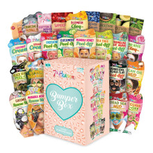 7th Heaven Bumper Box Pamper Gift Set (25 Masks). Clay, Mud & Peel Off Face Masks and Nourishing Hair Masks (Contents May Vary), Pamper Gifts for