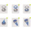 Pack of 9 Diaper Disposal Refills Nappy Bin Liners Nappy Pails System Diaper Bin Refill 5
