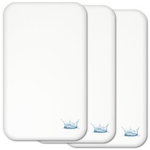 Next to Me Crib Waterproof Mattress Protectors Covers - 3 Pcs SET - 100% Natural Cotton - Extra Soft & Breathable to fit bedside cribs mattresses up