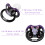LittleForBig Bigshield Generation-II Adult Sized Printed Pacifier Brat Bella Pattern Black 2