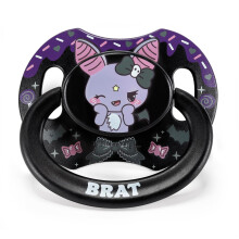 LittleForBig Bigshield Generation-II Adult Sized Printed Pacifier Brat Bella Pattern Black
