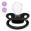 LittleForBig Bigshield Generation-II Adult Sized Printed Pacifier Brat Bella Pattern Black 4