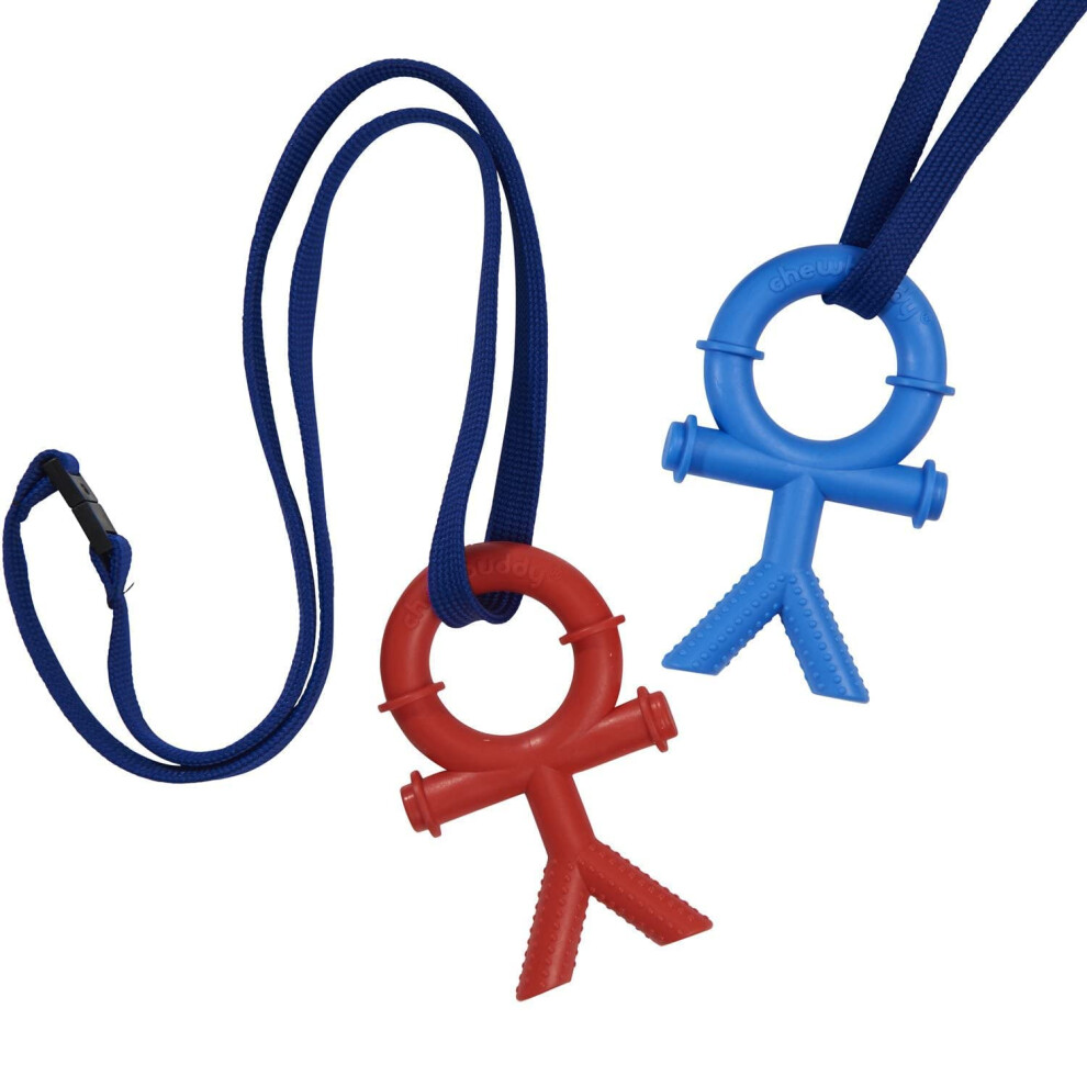Sensory Direct Stickman & Lanyard - Pack Of 2, Sensory, Chew Or Teething Aid | For Kids, Adults, Autism, Adhd, Asd, Spd, Oral Motor Or Chewbuddy