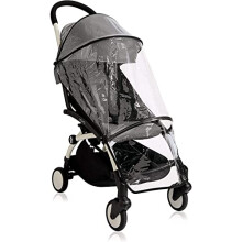1Stopbabystore Universal Raincover for Babyzen Yoyo & Yoyo+, 6M+ Seat, Transparent, PVC, Water Resistant