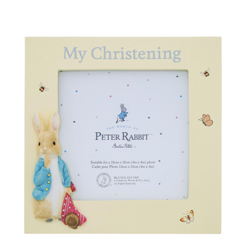 Beatrix Potter Peter Christening Photo Frame Photo Frame
