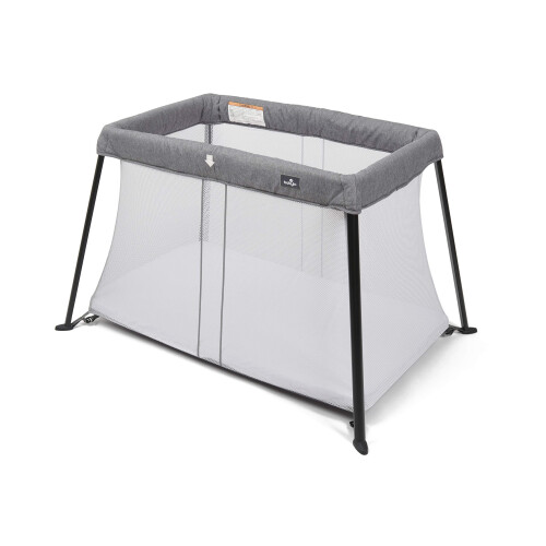 Babylo Liteway Lightweight Travel Cot - Grey M?lange 2