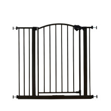 Regalo Easy Step Arched D?cor Walk Thru Baby Gate, Includes 4-Inch Extension to Fit Multiple Openings, 4 Pack Pressure Mount Kit and 4 Pack Wall Mount