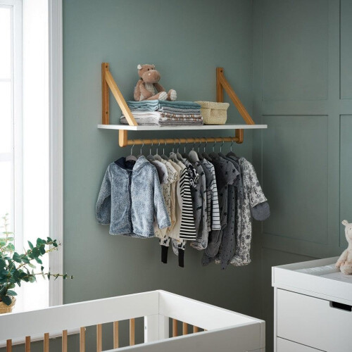 Obaby Obaby Maya Shelf - White with Natural, 25OB2716 1