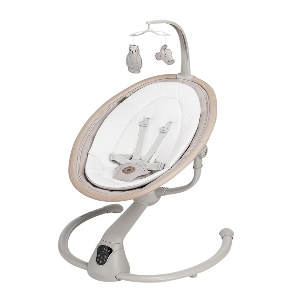 Maxi-Cosi Cassia Electric Baby Swing Chair, 0?6 Months, max 9kg, Baby Rocker, 12 melodies, 360? Seat Rotation, Automatic Motion Detection, 5 Swinging