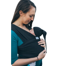 Baby Wrap Sling Organic Stretchy Premium Carrier | UK/EU Safety Tested | Made in UK by Joy and Joe | Suitable from Birth to 16Kg | with Hat, Bag and