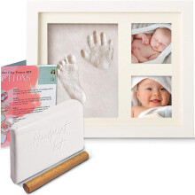 Baby Shower Gifts (UK COMPANY) Baby Footprint Kit And Handprint Picture Frame Baby Gifts Newborn Essentials