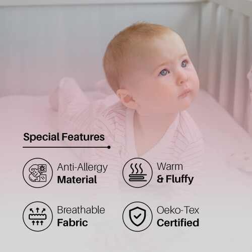 2 x Cot Bed Fitted Sheets 100% Cotton 200 Thread Count 12 Colours, Cot Bed 70 x 140 CM - White 2