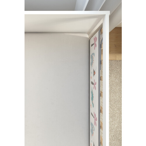 AiRoya Brethable Mesh Cot Bumper for 2-Sided Cot and Cotbed with Solid Ends 2