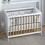 AiRoya Brethable Mesh Cot Bumper for 2-Sided Cot and Cotbed with Solid Ends 2