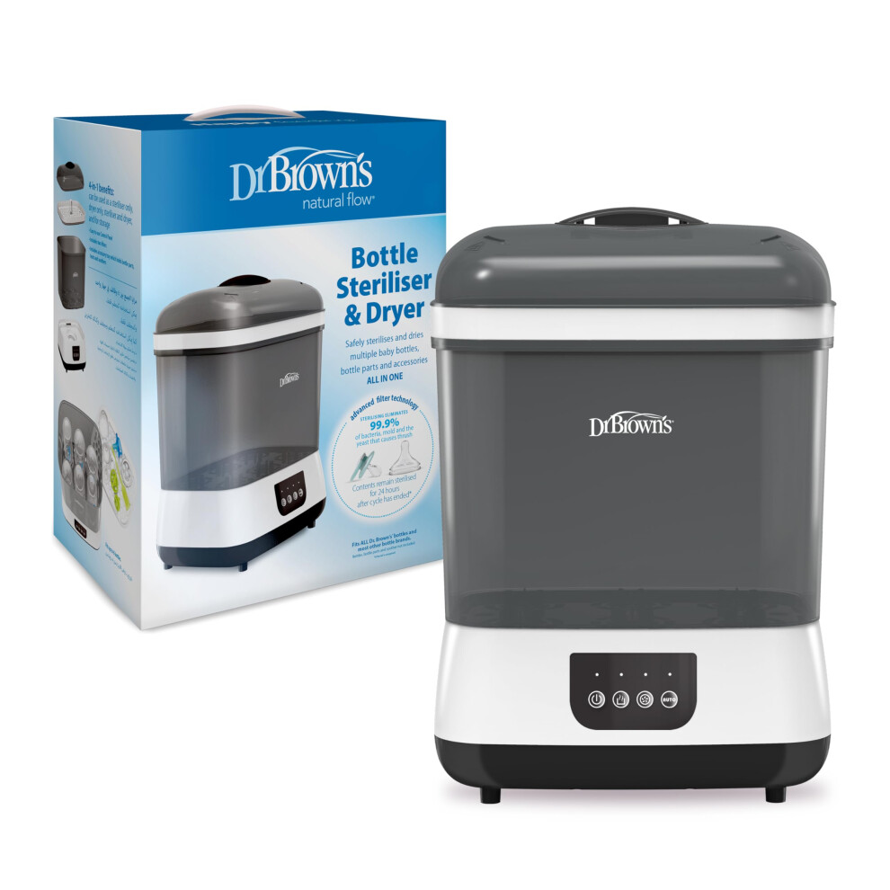 Dr. Brown's All-In-One Steriliser And Dryer For Baby Bottles, Parts & Other Newborn Essentials