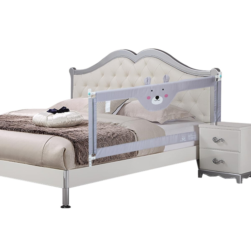 Bed Rail For Toddlers Guard Rail For Kids Double Bed Safety Rail For King/Super King Bed Baby Rail For Single Bed Sleep Rail Extra Tall Seven Colors