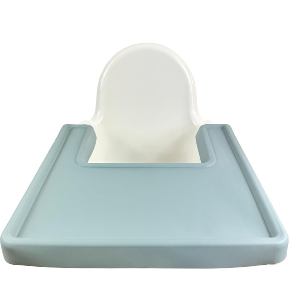 High Chair Baby Mat Tray Made For Ikea Antilop Bpa Free Accessories Full Cover Silicone Placemat Dishwasher Safe (Ether) Alimos