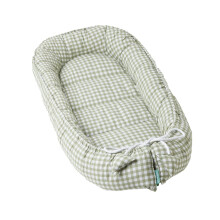 molis&co - Baby Nest Pod for Newborn - Baby Sleep Pod Soft Breathable 100% Cotton (OEKO-TEX) - Travel & Baby Essential Gift for Newborn - Sleepyhead