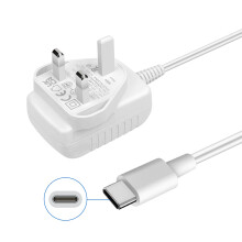 Baby Camera Monitor Charger, MYPIN Baby Monitor and Parent Unit Power Supply - Type C Switching Adapter, 5V/1000mA Output, UK Plug with 2.5m Cable