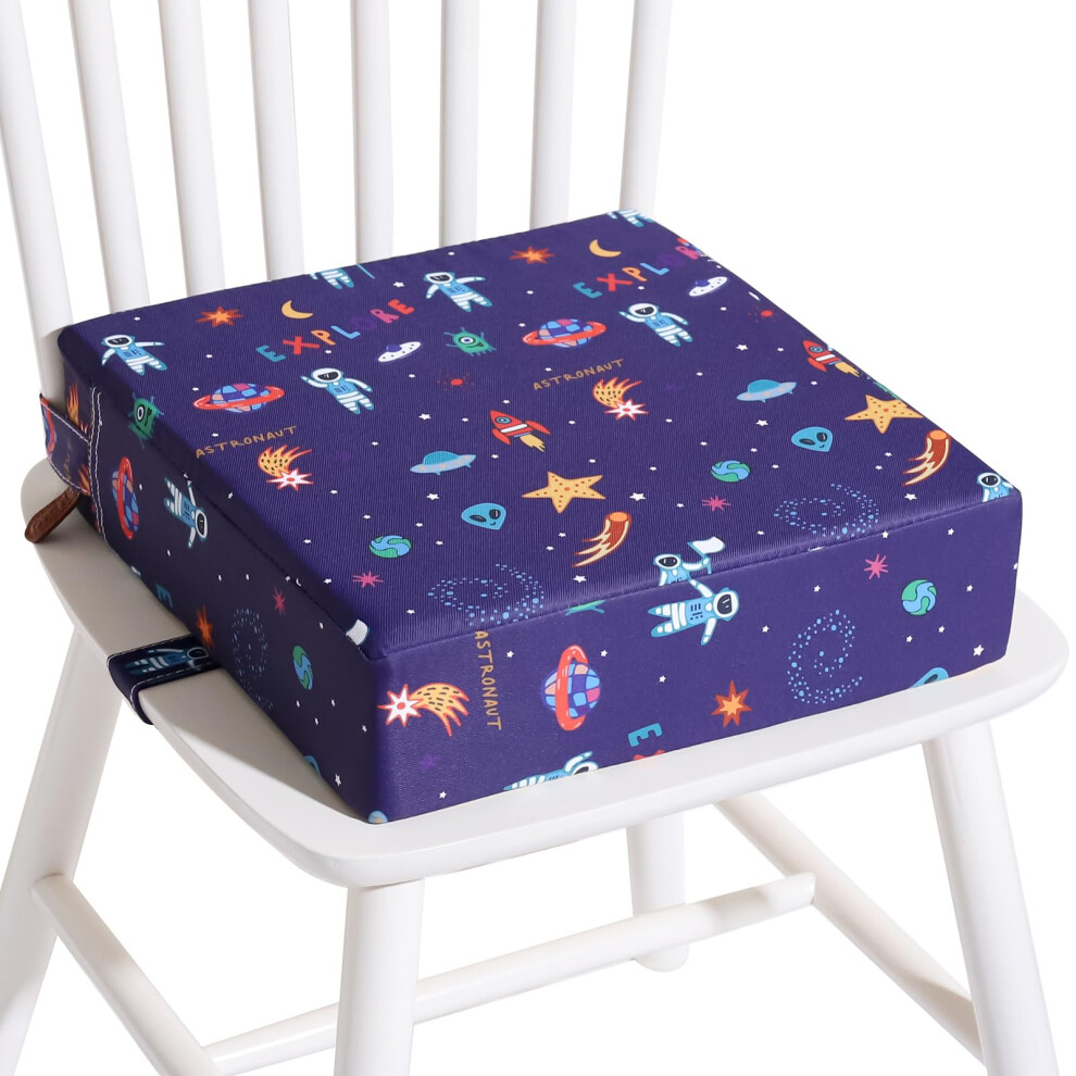Totidyh Toddler Booster Seat For Dining Chair, Pu Non-Slip Kids Travel Dining Chair Booster Seat For Toddlers Dining Table Boosters Cushion Toddler