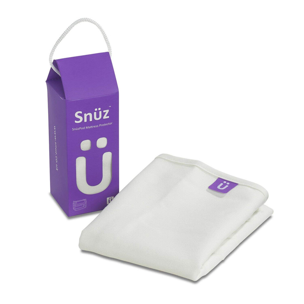 Sn?zPod2 Waterproof Mattress Protector 36 x 80cm ? 100% Waterproof with Moisture-Wicking Cotton Surface