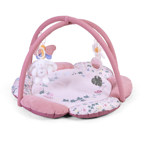 Red Kite Play Gym - Padded Play Gym with Hanging Toys (Rose & Ivy)