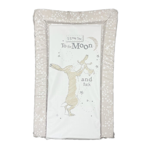 Obaby Obaby Guess How Much I Love You Changing Mat - Scribble, Grey