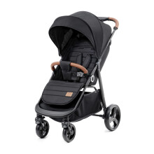 Kinderkraft GRANDE PLUS Stroller pushchair for toddlers from Birth to 22 kg, Extra-large hood, Lie-flat position, Folding with one hand, Shock
