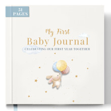 Tiny Trees? Baby Memory Book - My First Year Diary - 51 Pages - Gift for Baby Showers - Parent's Diary for Expectant Mothers, Fathers & Families |
