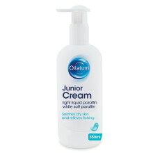 Oilatum Junior Cream, For Eczema and Dry Skin Conditions, Rich Moisturiser for Sensitive, Itchy Skin, Fragrance Free, Suitable for Babies and