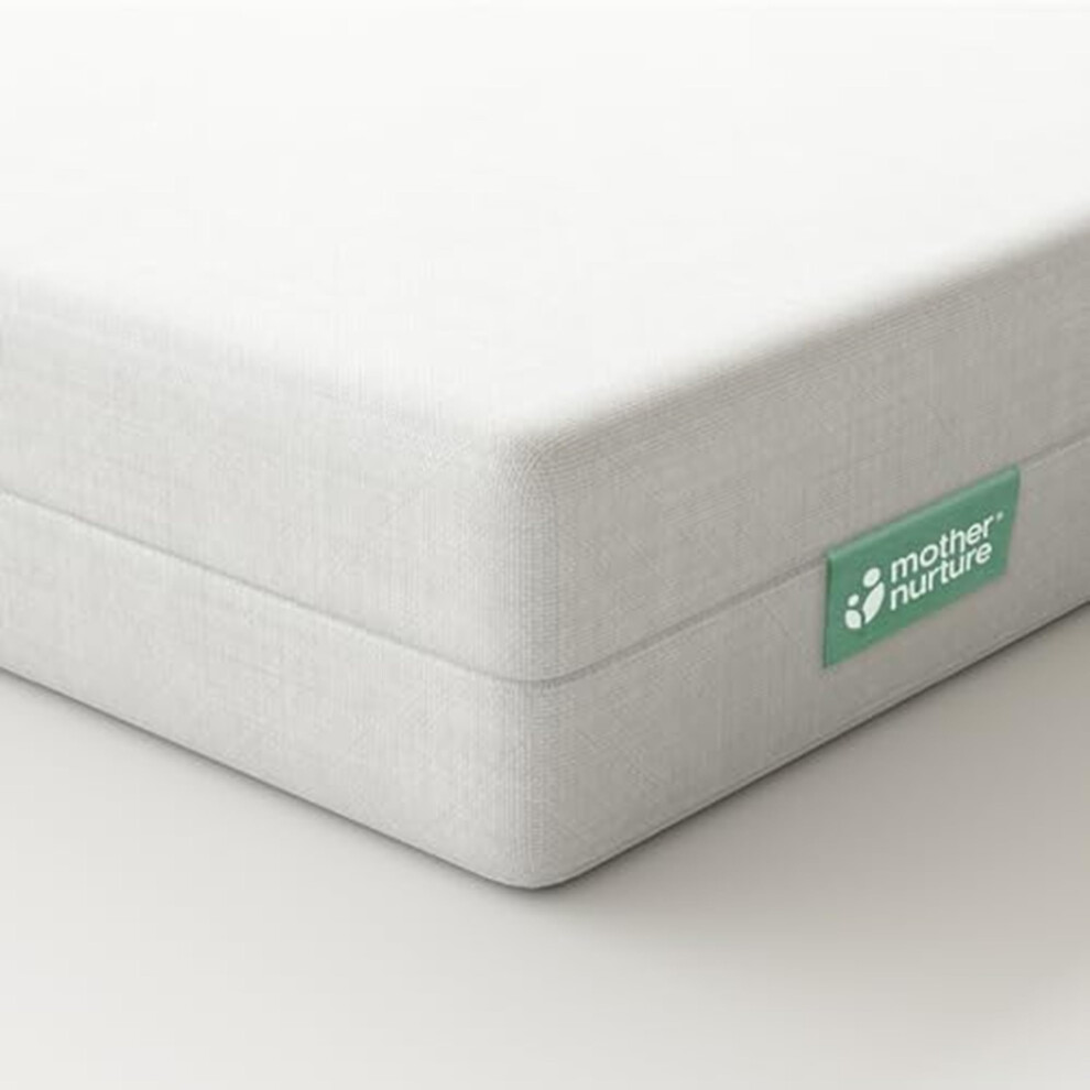 Mother Nurture Eco Fibre Cot Bed Mattress (120 x 60cm x 10cm) Breathable Baby Cot Bed Mattress for Comfy Night?s Sleep, Reversible & Hypoallergenic-image-OPC-PJ5MFD7-NEW