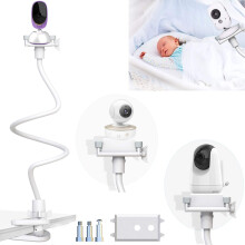 EYSAFT Baby Monitor Holder Baby Camera Mount and Clamp Flexible Baby Camera Holder Shelf Stand for Baby's Room Compatible with Most Baby Monitors