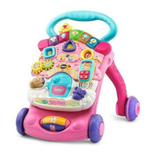 VTech First Steps Baby Walker | Push Along Walker Baby Toy with Shapes, Sounds, Music, Phrases, Pretend Play and More | Suitable for Babies from 6