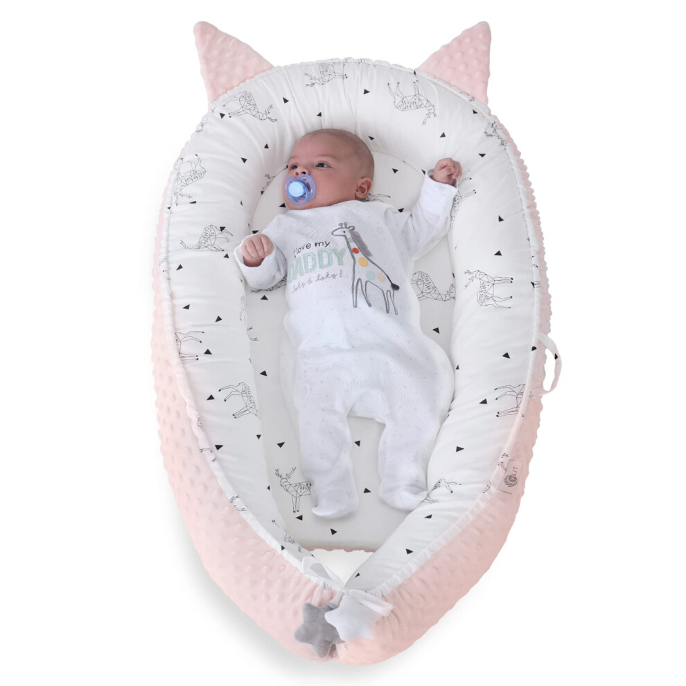 Baby Nest Sleeping Pod For Baby 0-12Months Newborn Lounger For Co-Sleeping, Baby Bassinet Portable Baby Bed, Adjustable Newborn Nest Pod Breathable Ygjt